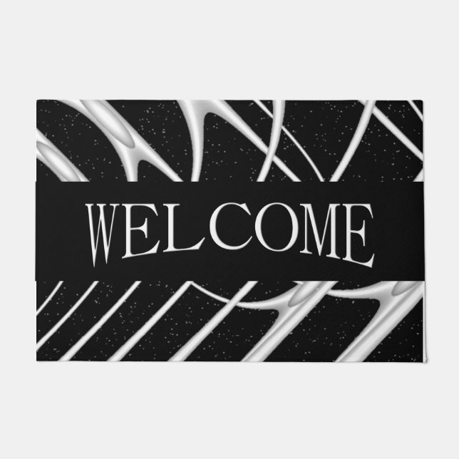 Galaxy Space Design Welcome Doormat (Front)