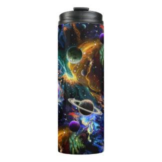 Galaxy Space Nebula and Planets Thermal Tumbler