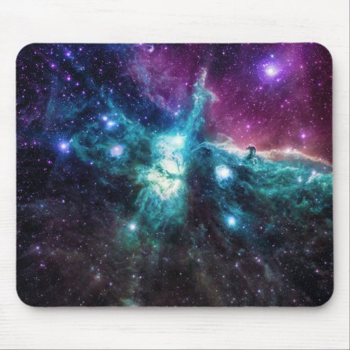 Galaxy Space Phoenix Nebula Mouse Pad