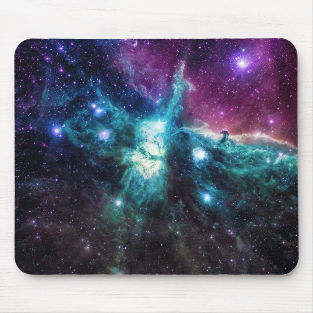 Galaxy Space Phoenix Nebula Mouse Pad (Front)
