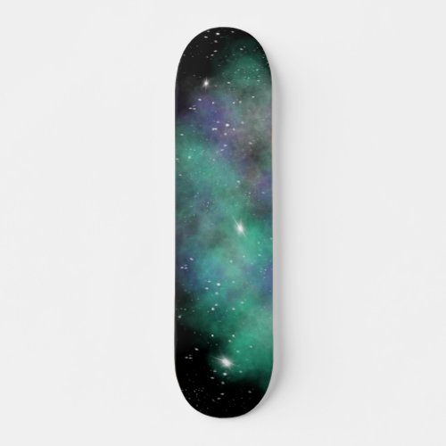 Galaxy Space Stars Nebula Skateboard