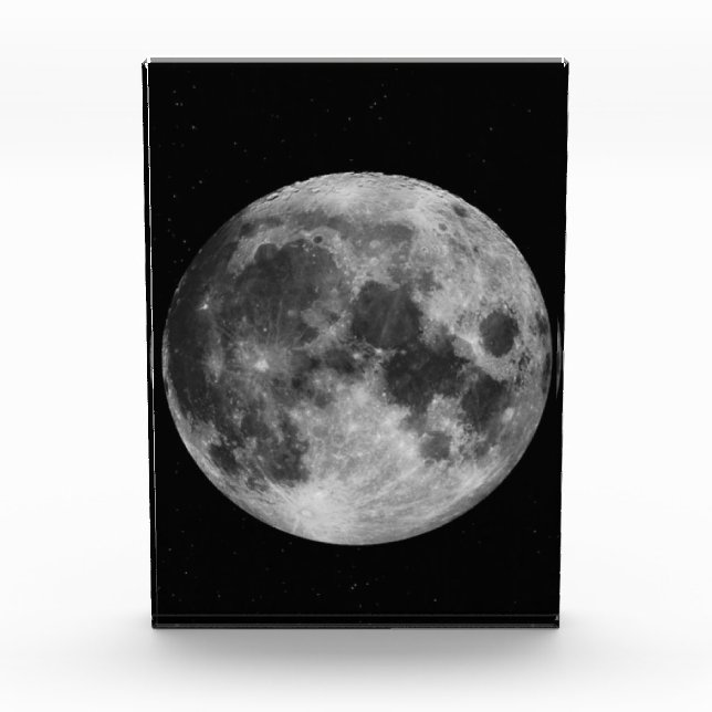 Galaxy Space Stars Universe Moon Cosmos  Acrylic Award (Front)