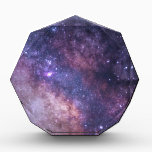 Galaxy Space Stars Universe watercolor Cosmos Acrylic Award<br><div class="desc">Galaxy,  astronomy,  cosmos,  space,  stars acrylic award. Floral. Nature art. Perfect for anyone.</div>