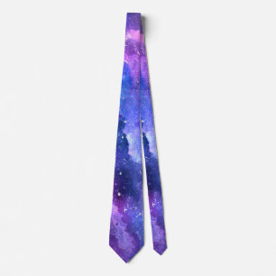 Galaxy Space Themed Work Party Fun Neck Tie