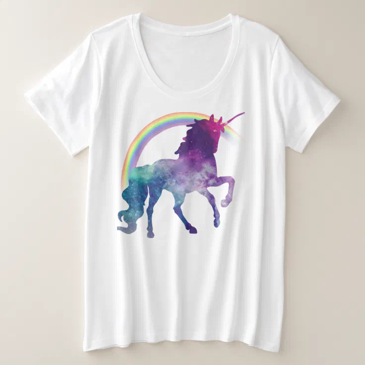 Plus size unicorn shirt Clearance