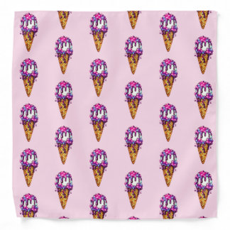 Galaxy Sparkling Ice Cream Bandana