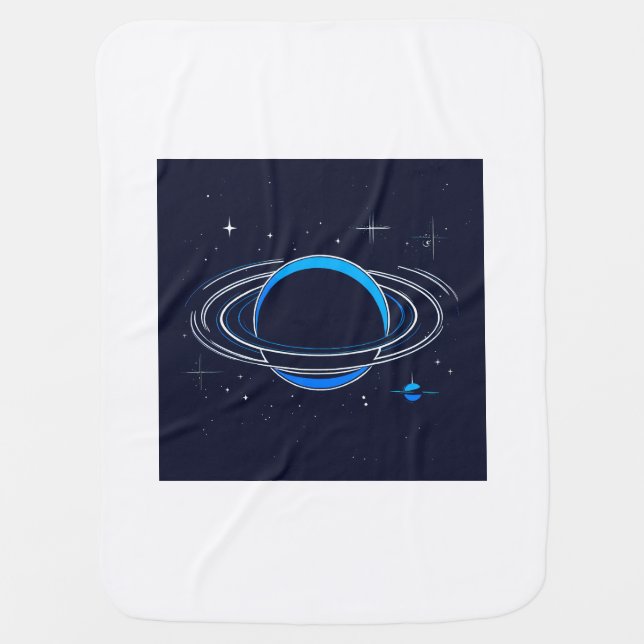 Galaxy Star Blanket – Cozy & Celestial Design (Front)