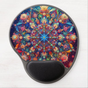 GALAXY STAR  GEL MOUSE PAD
