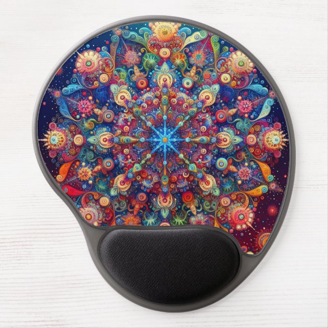 GALAXY STAR  GEL MOUSE PAD (Front)