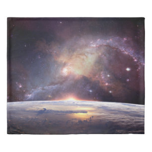 Galaxy star infinity cosmos dark duvet cover