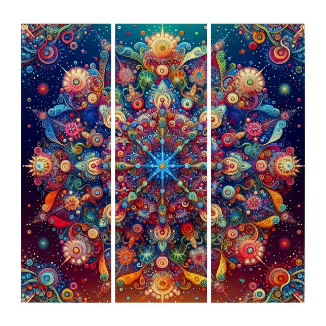 GALAXY STAR  TRIPTYCH (Front)