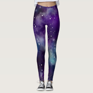 Galaxy Star Universe Celestial Art Leggings