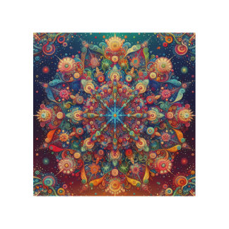 GALAXY STAR WOOD WALL ART