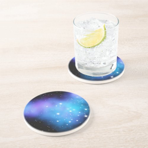 Galaxy Starlight Space Clouds Coaster