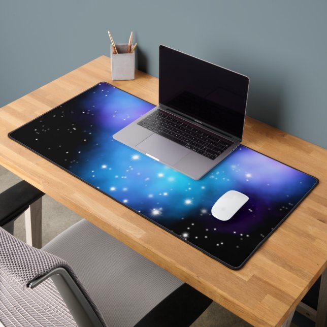 Galaxy Starlight Space Clouds Desk Mat (Office 2)