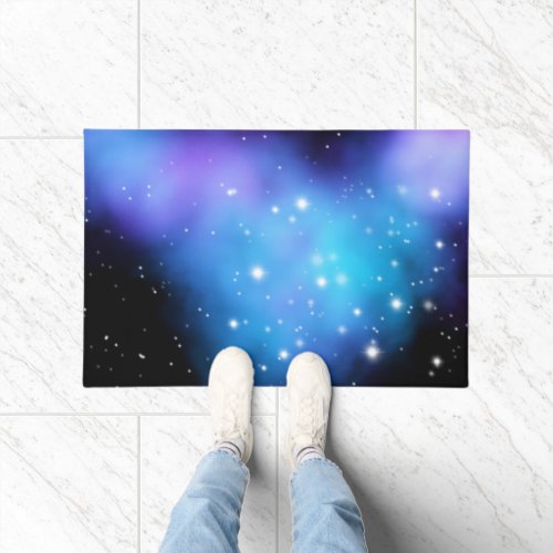 Galaxy Starlight Space Clouds Doormat