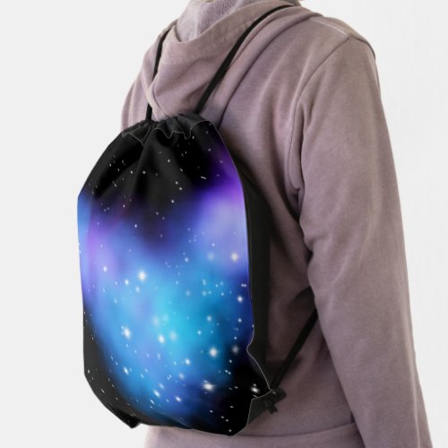 Galaxy Starlight Space Clouds Drawstring Bag