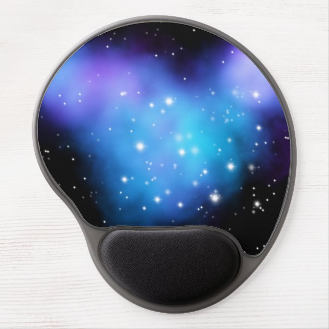 Galaxy Starlight Space Clouds Gel Mouse Pad (Front)