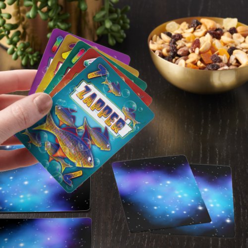 Galaxy Starlight Space Clouds Go Fish Cards