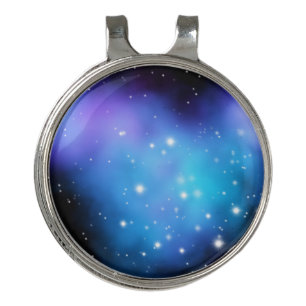 Galaxy Starlight Space Clouds Golf Hat Clip