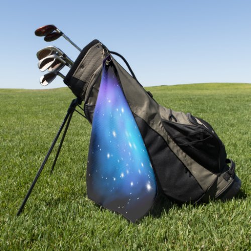 Galaxy Starlight Space Clouds Golf Towel