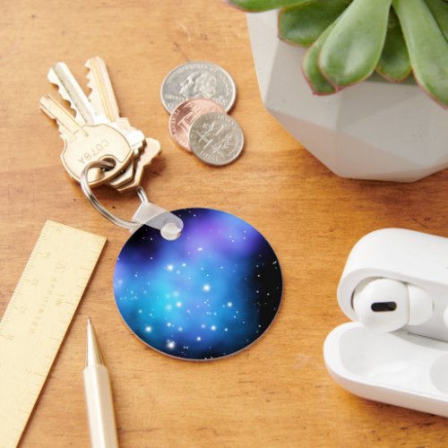 Galaxy Starlight Space Clouds Keychain