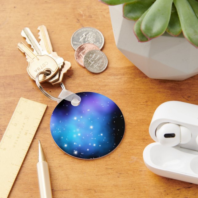 Galaxy Starlight Space Clouds Keychain (Desk)
