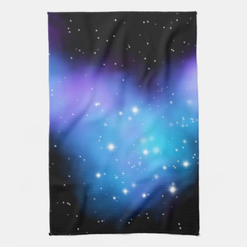 Galaxy Starlight Space Clouds Kitchen Towel
