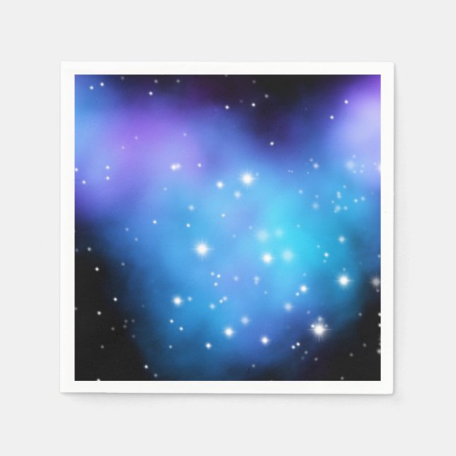 Galaxy Starlight Space Clouds Napkins (Front)