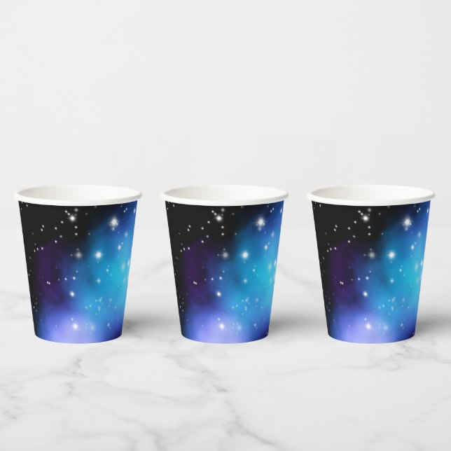 Galaxy Starlight Space Clouds Paper Cups (Multi)