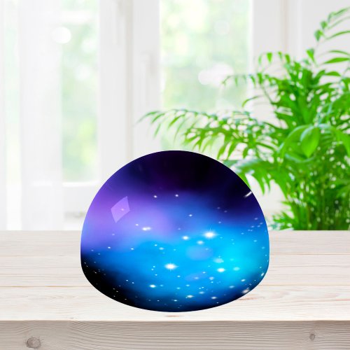 Galaxy Starlight Space Clouds Paperweight