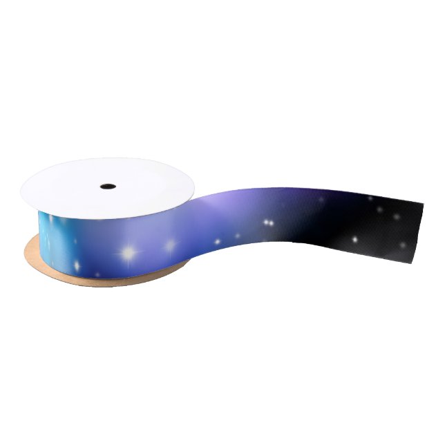 Galaxy Starlight Space Clouds Satin Ribbon (Spool)