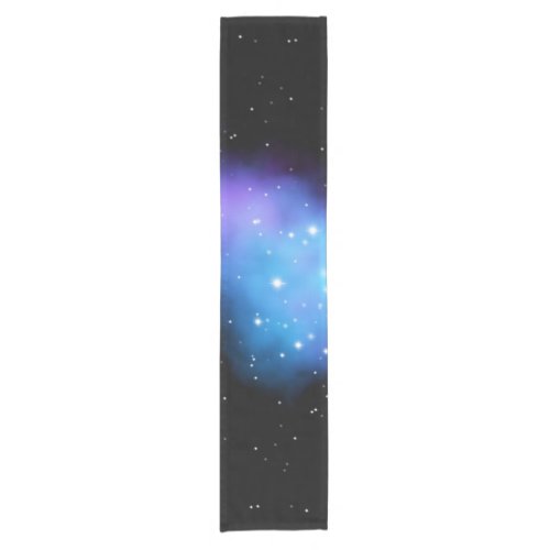 Galaxy Starlight Space Clouds Short Table Runner