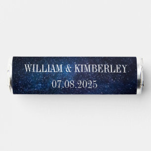 Galaxy Starry Night Celestial Stars Wedding Paper Breath Savers® Mints