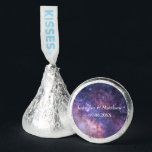 Galaxy Starry Night Universe Stars Sky Wedding  Hershey®'s Kisses®<br><div class="desc">Modern,  galaxy,  universe,  stars,  bride and groom,  elegant,  beautiful calligraphy,  candy,  chocolates HERHEY'S kisses favors. Perfect for Wedding favors. You can personalize it with your names and date.</div>