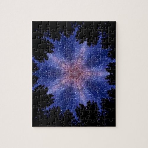 Galaxy stars abstract jigsaw puzzle