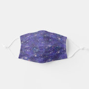 Galaxy Stars Cosmic Outer Space Universe Blue Face Mask