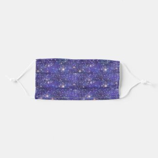Galaxy Stars Cosmic Outer Space Universe Blue Cloth Face Mask