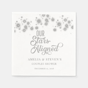 Galaxy Stars   Couples Shower  Napkins