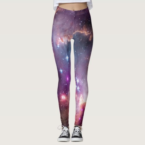 Galaxy stars nebula space hipster star photo leggings
