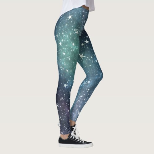 Galaxy Stars Night Sky Leggings