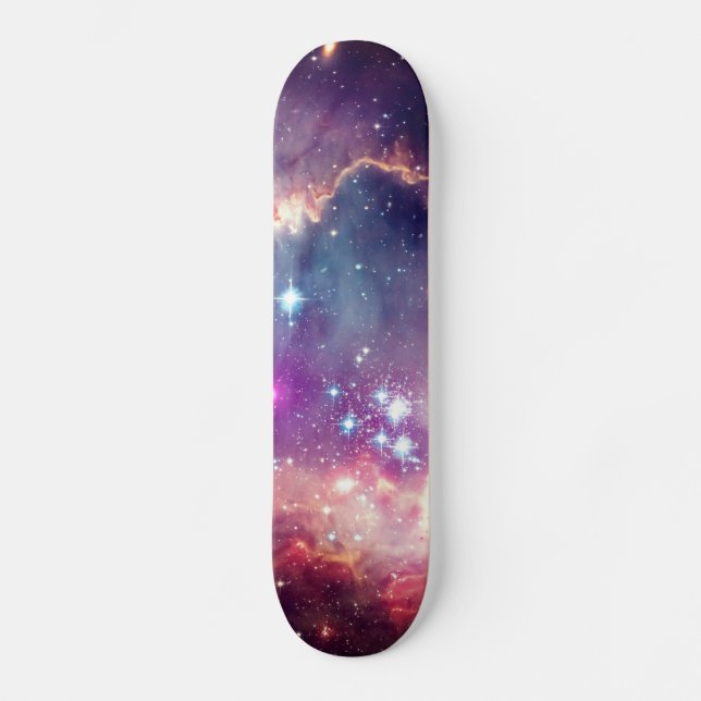 Galaxy Stars Outer Space Astronomy Cool Girls Skateboard (Front)