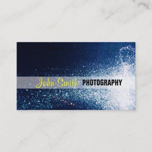Customizable Galaxy stars photography business cards