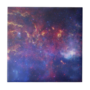 Galaxy Stars Space Universe Cool Pattern Modern Ce Ceramic Tile