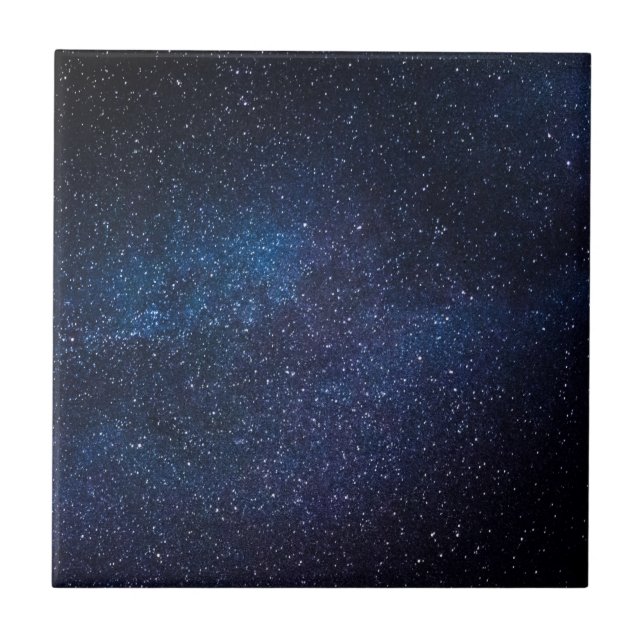Galaxy Stars Space Universe Cool Pattern Modern Ceramic Tile (Front)