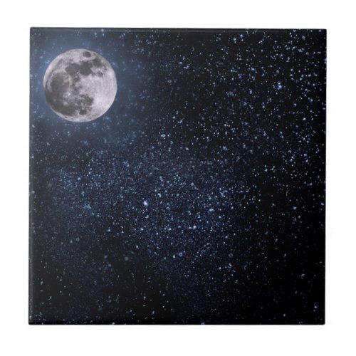 Galaxy Stars Space Universe Cool Pattern Modern  Ceramic Tile