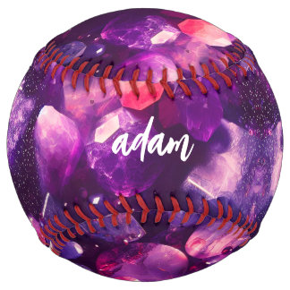 galaxy stone purple softball