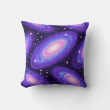 Galaxy Swirls Pattern Dreamy Cosmic Nebula Design