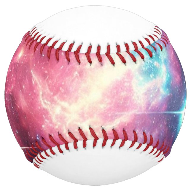 Galaxy-Themed Custom Baseball Softball (Front)