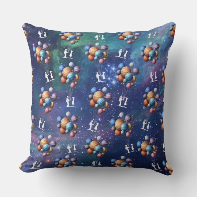 Galaxy Throw Pillow (Front)